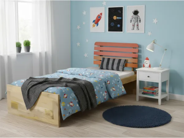 Erica Solid Wood Single Bed